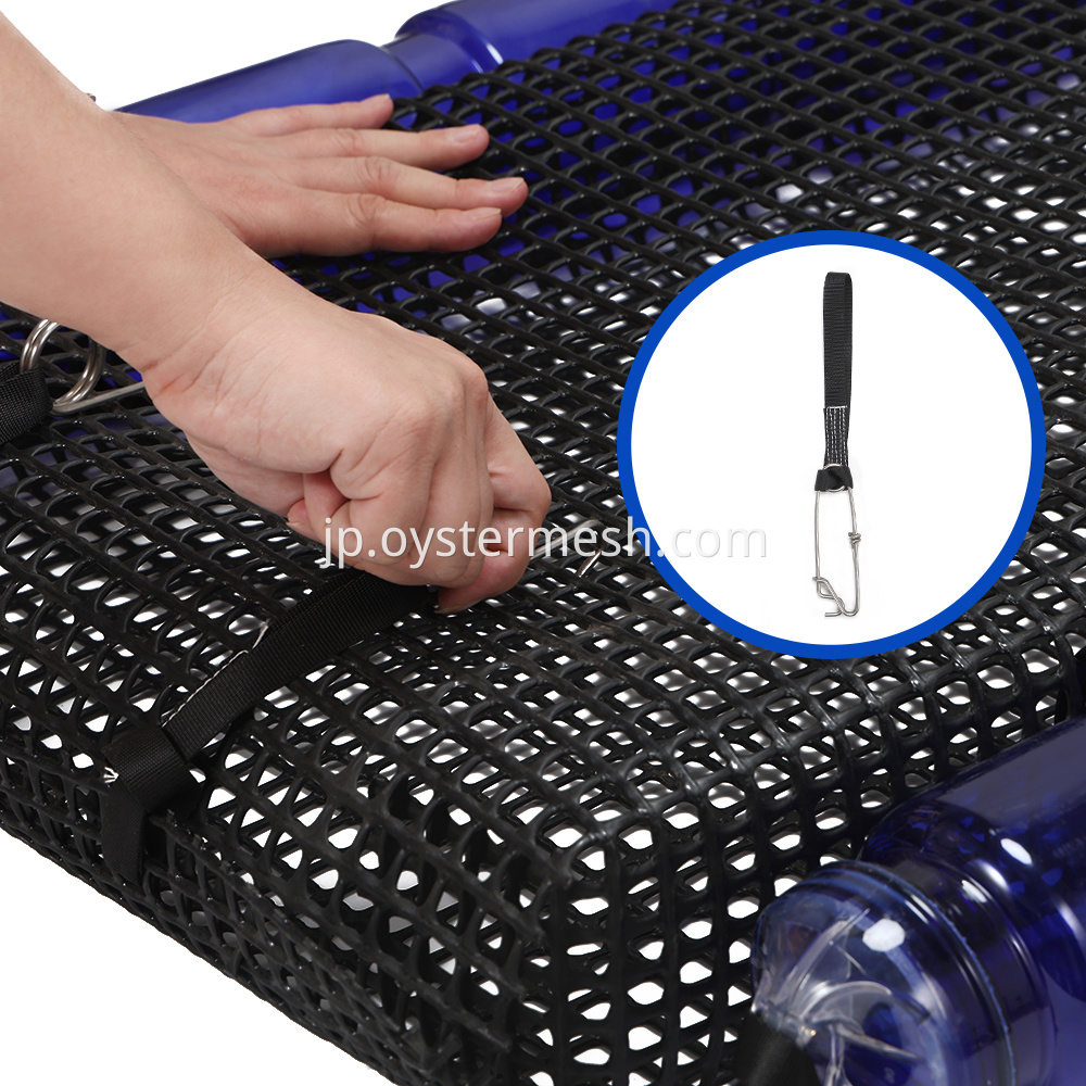 316 Stainless Steel Shark Clip for Oyster Mesh Bags